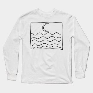 Night at the beach Long Sleeve T-Shirt